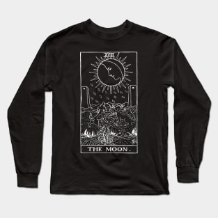 Moon Tarot in white Long Sleeve T-Shirt